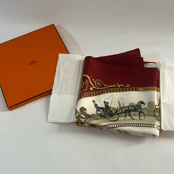 Hermes Silk Scarf - Picture 1 of 7